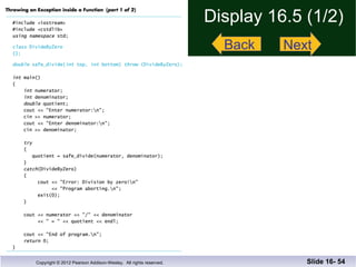 Display 16.5 (1/2) Slide 16-  Back Next 
