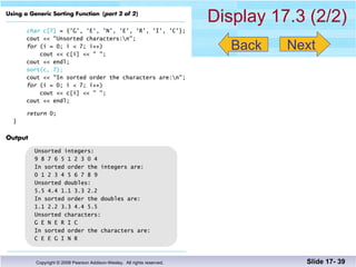 Display 17.3 (2/2) Slide 17-  Back Next 