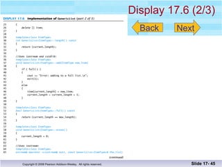 Display 17.6 (2/3) Slide 17-  Back Next 