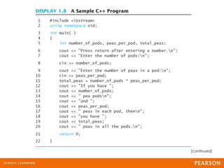 Savitch c++ ppt figs ch1 | PPT