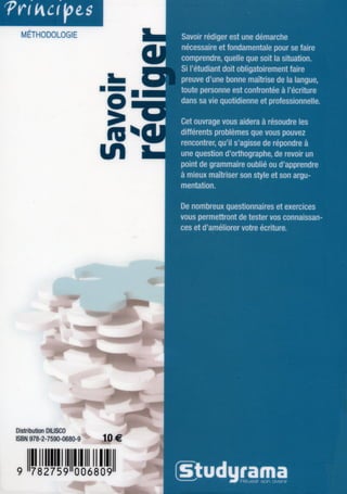 Savoir rediger