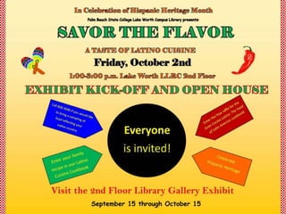 Savor the Flavor Hispanic Heritage Week 2014
