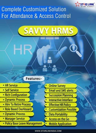 Savvy HRMS | Star Link | Software