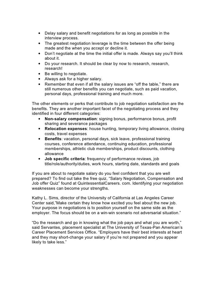 should you negotiate salary letter negotiating salary
