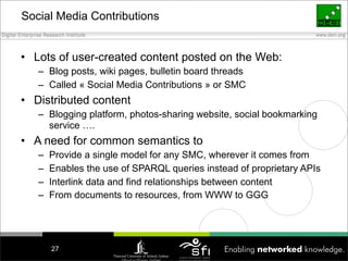 Social Networks and Data Portability using Semantic Web technologies