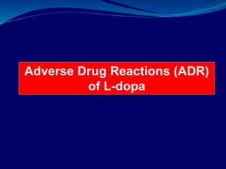 Antiparkinsonian Drugs (Full Lecture) | PDF