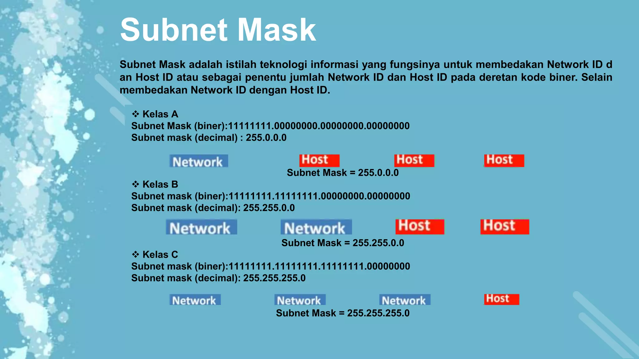 IP Address dan Subnetting | PPTX