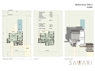 BEACH VILLA TYPE 2
            PLANS
 