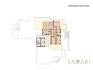 PENTHOUSE LEVEL PLAN
 