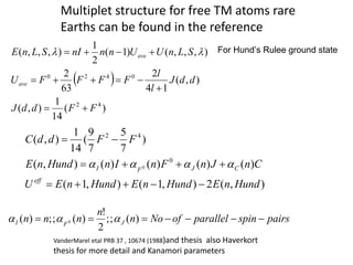 ELECTRONIC STRUCTURE OF STRONGLY CORRELATED SYSTEMS | PDF