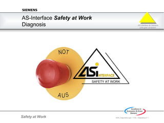 AS-Interface  Safety at Work  Diagnosis SAFETY AT WORK 