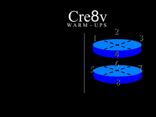 Cre 8 v W A R M  -  U P S 1 2 3 4 5 6 7 8 