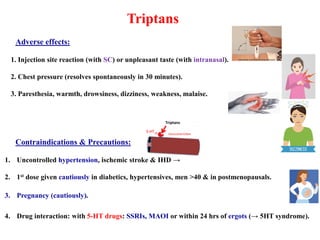 Triptan Injection France Pathophysiology and Drug Therapy of Migraine | PDF