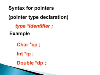 Pointer in C | PPT