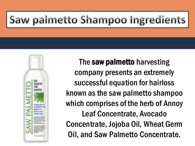 How Saw Palmetto Works For Hairloss