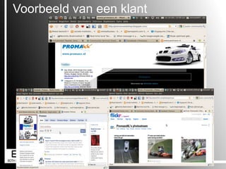 Van Theorie naar praktijk– Toegang van kennis UT is uniek in het bedrijfsleven– Gebruik van wetenschappelijk    	model– Modellen uitvoeren in de praktijkInformatiehttp://www.youtube.com/watch?v=tNKa9psUV98Web 2.0http://www.youtube.com/watch?v=1D9PikBzNNo&feature=related