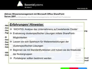 Saxonia Erfahrungsbericht EC u. CM