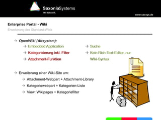 Saxonia Erfahrungsbericht EC u. CM