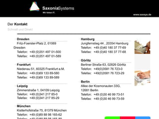 Saxonia Erfahrungsbericht EC u. CM
