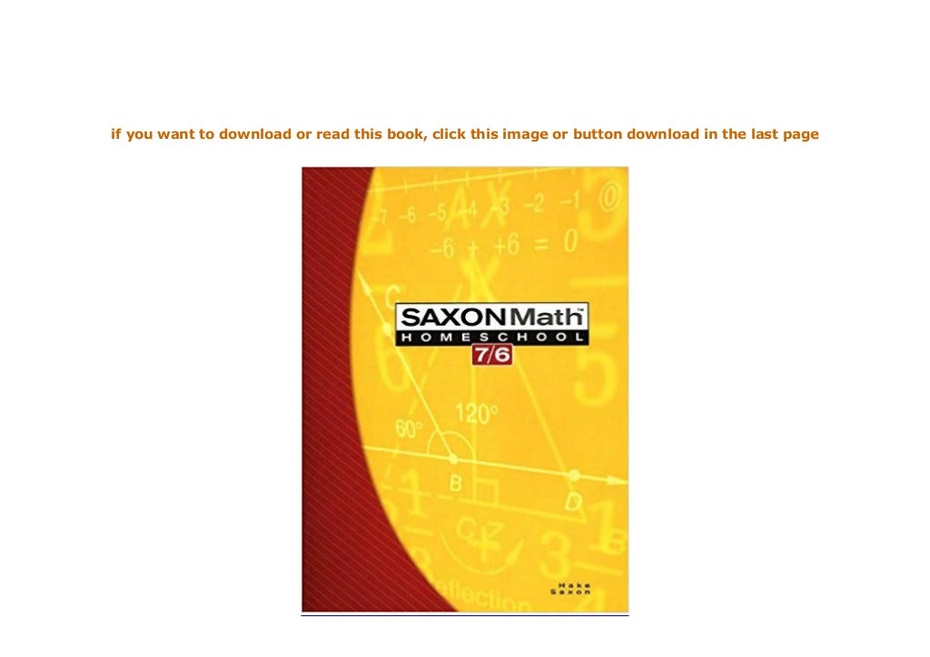 Epub Library Saxon Math 76 Homeschool Edition Student Text 4th Edition Read online Epub library saxon math 76 homeschool edition student text 4th edition read online