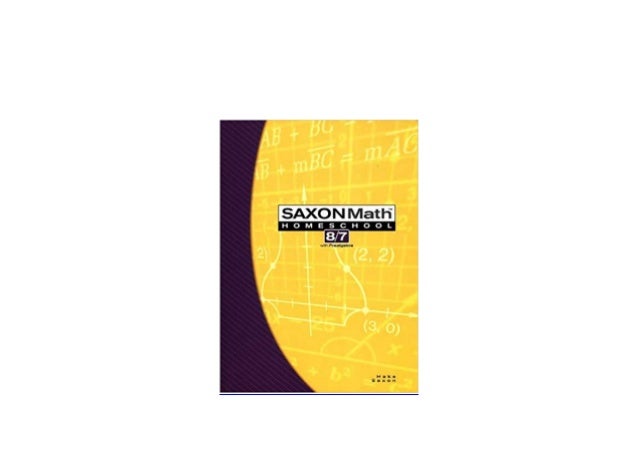 Saxon Math 8/7 (Student Edition) | Stephen Hake | download saxon math 8/7 pdf download