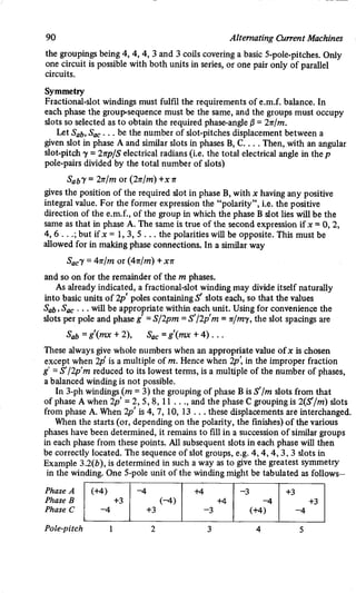 M. G. Say alternating current machines