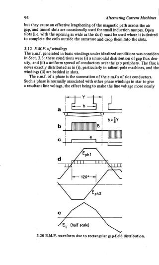 M. G. Say alternating current machines