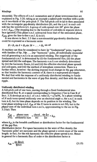 M. G. Say alternating current machines