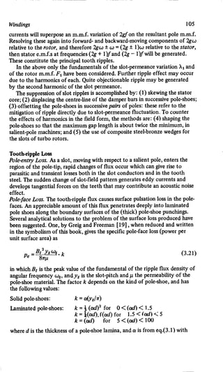M. G. Say alternating current machines