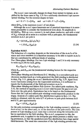 M. G. Say alternating current machines