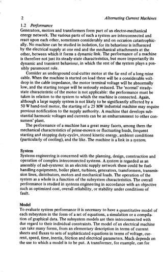 M. G. Say alternating current machines