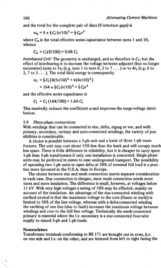 M. G. Say alternating current machines