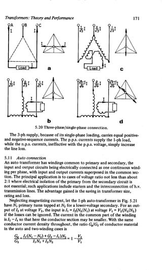 M. G. Say alternating current machines
