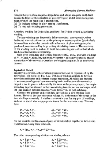 M. G. Say alternating current machines