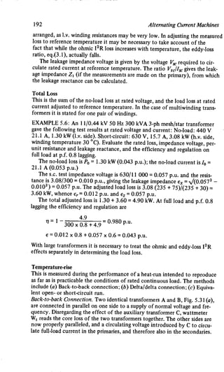 M. G. Say alternating current machines