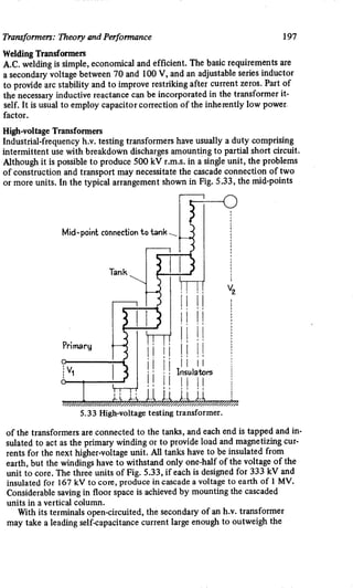 M. G. Say alternating current machines