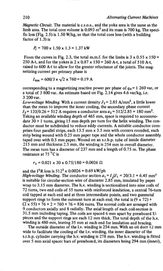 M. G. Say alternating current machines