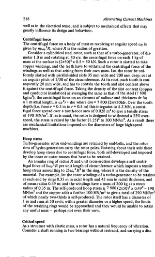M. G. Say alternating current machines