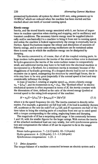 M. G. Say alternating current machines