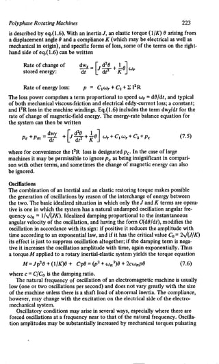M. G. Say alternating current machines