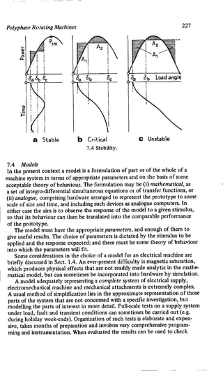 M. G. Say alternating current machines
