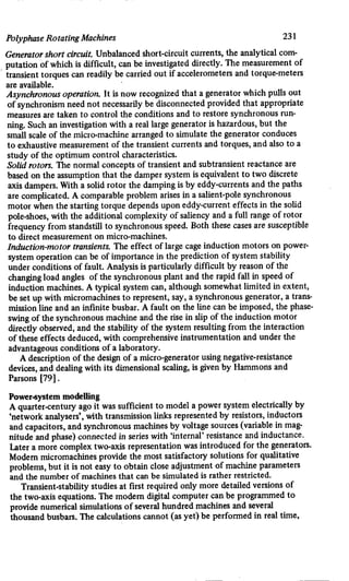 M. G. Say alternating current machines