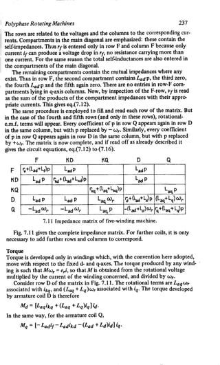 M. G. Say alternating current machines