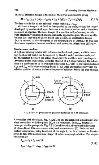 M. G. Say alternating current machines