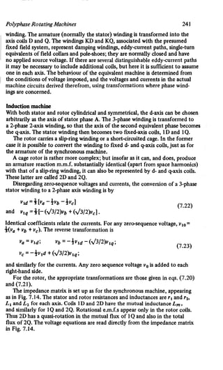 M. G. Say alternating current machines