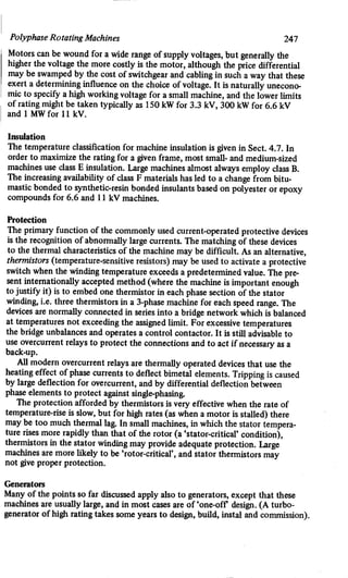 M. G. Say alternating current machines