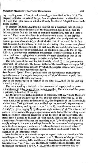 M. G. Say alternating current machines