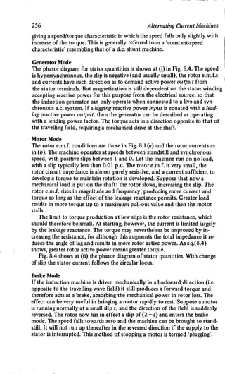 M. G. Say alternating current machines