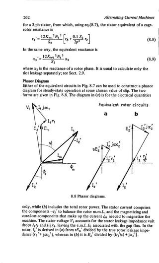 M. G. Say alternating current machines
