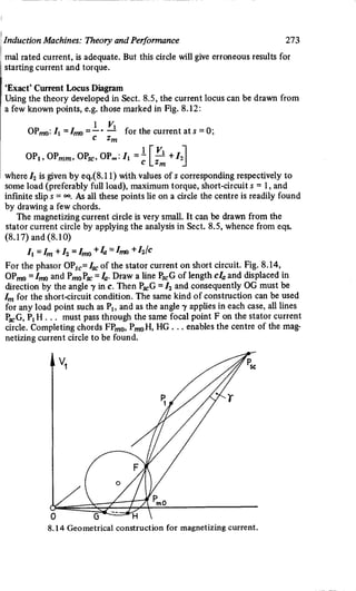 M. G. Say alternating current machines